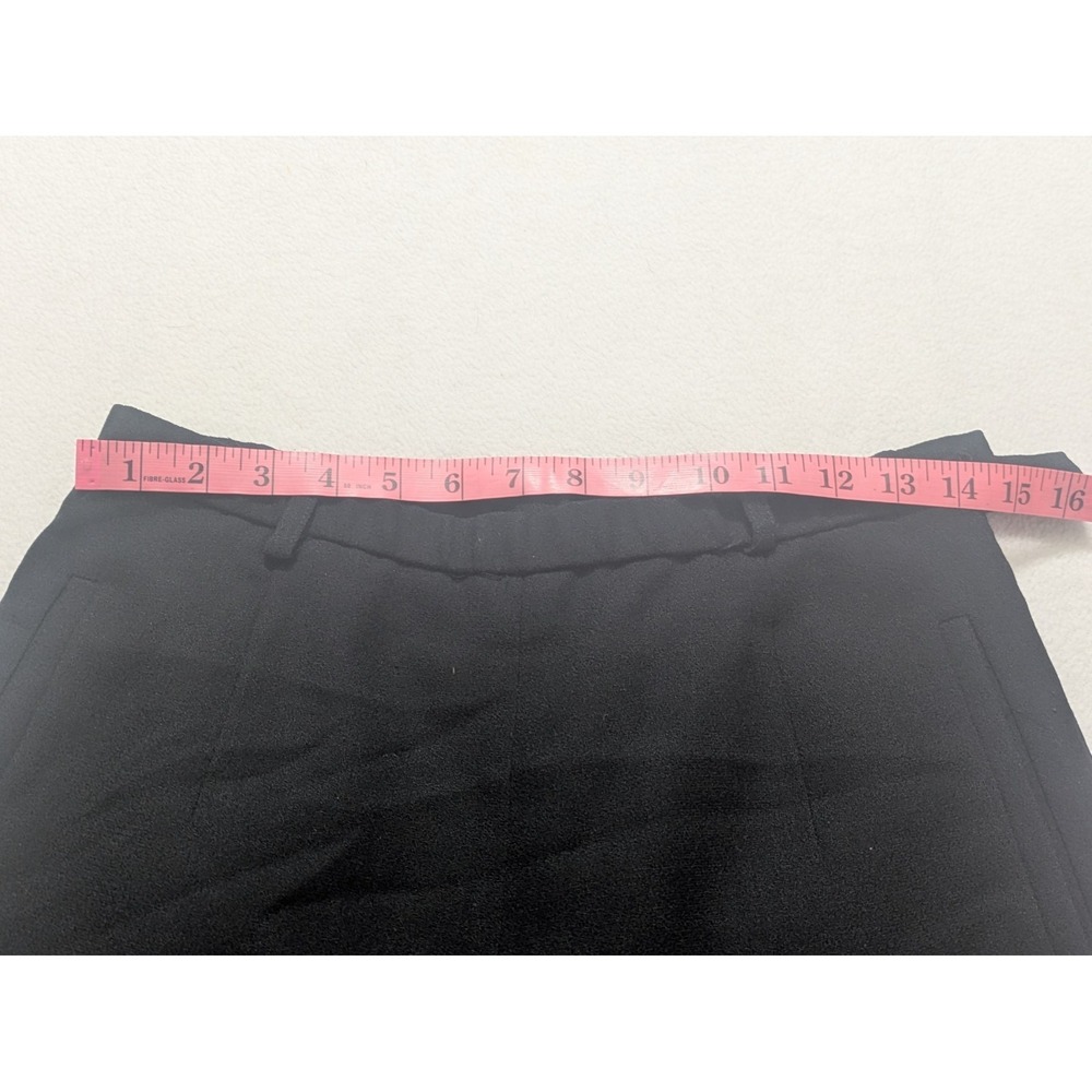 Pendleton 100% Virgin Wool Dress Pants Womens Petite 12 Black USA Made Trousers - Picture 11 of 13